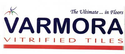 Varmora V I T R I F I E D T I L E S (label) Device mark 1355165 Trademark