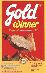 Gold Winner Refined Groundnut Oil Device mark 1073118 Trademark
