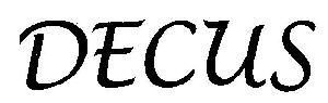 Decus (device) Device mark 2584926 Trademark