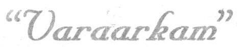 Varaarkam (lable) Device mark 1650043 Trademark