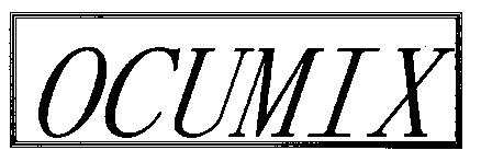 Ocumix (quadrilater Containing Letter) Device mark 1527549 Trademark