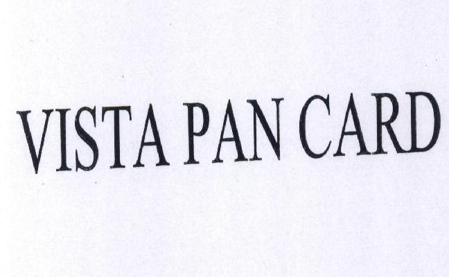 Vista Pan Card Device mark 1508900 Trademark