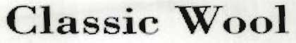 Classic Wool Device mark 772791 Trademark