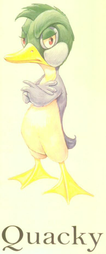 Quacky (device Of Animal) Device mark 1622556 Trademark