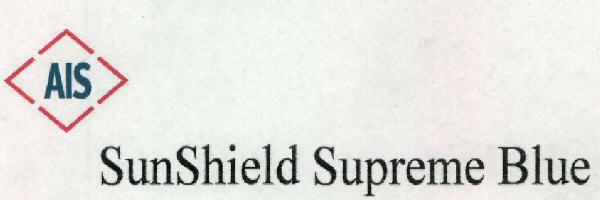 Ais Sunshield Supreme Blue Device mark 2463668 Trademark