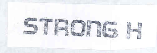 Strong H (label) Device mark 1541301 Trademark