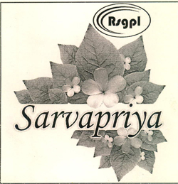 Sarvapriya With Device Of Leaf And Flower And Word Rsgpl Device mark 2579601 Trademark