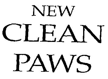New Clean Paws (lable) Device mark 737228 Trademark