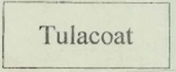 Tulacoat Device mark 1722926 Trademark