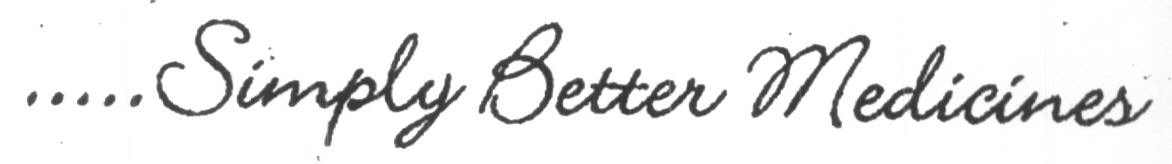 Simply Better Medicines (device) Device mark 1617053 Trademark