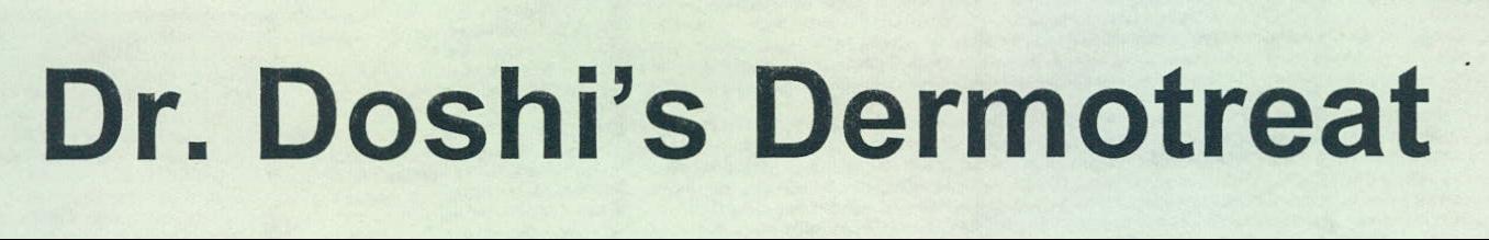 Dr. Doshi's Dermotreat Device mark 2168757 Trademark