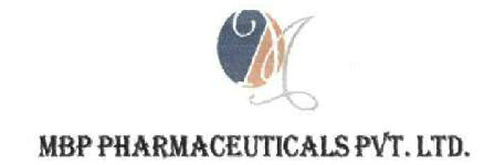 Mbp Pharmceuticals Pvt. Lid. Device mark 1995454 Trademark