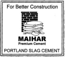 Maihar Premium Cement Device mark 1610350 Trademark