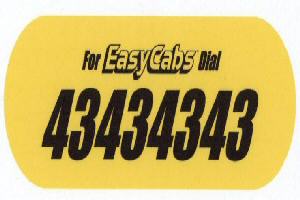 For Easy Cabs Dial 43434343 Device mark 1643083 Trademark