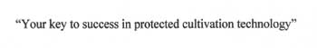 Your Key To Success In Protected Cultivation Technology Device mark 2210426 Trademark