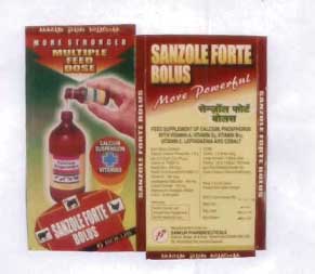 Sanzole Forte Bolus Device mark 1002634 Trademark