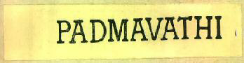 Padmavathi Device mark 457368 Trademark