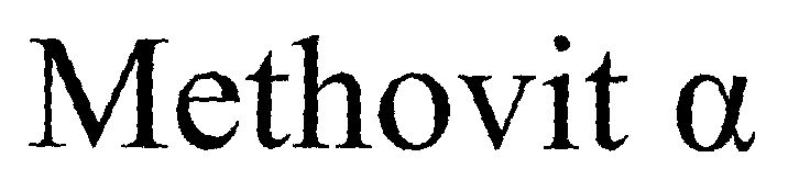 Methovit (label) Device mark 1483343 Trademark