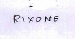 Rixone Device mark 1096359 Trademark