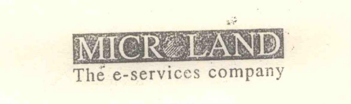 Microland Device mark 860809 Trademark
