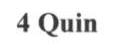4 Quin (device) Device mark 1664582 Trademark