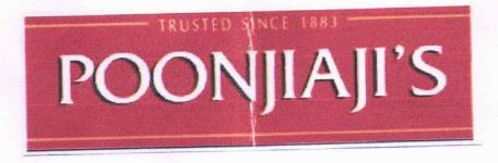 Poonjiaji's (label) Device mark 1355958 Trademark