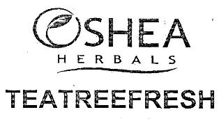 Oshea Herbals Teatreefresh (label) Device mark 2191776 Trademark