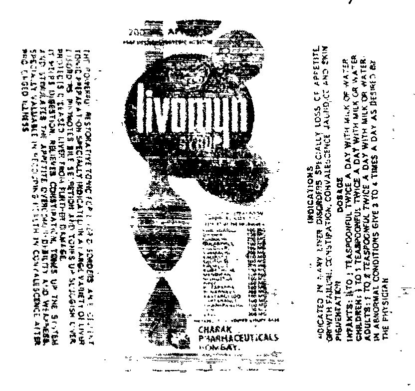 Livomyn Syrup Device mark 296848 Trademark