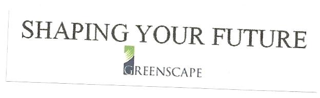 Greenscape Shaping Your Future Device mark 2307721 Trademark