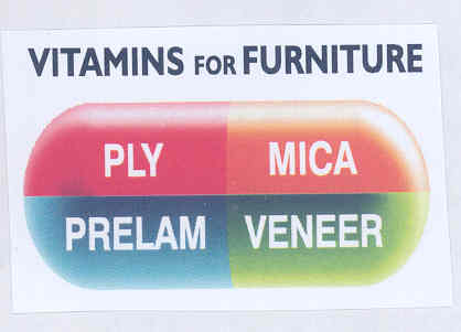 Vitamins For Furniture (label) Device mark 1767826 Trademark