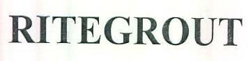 Ritegrout Device mark 2641944 Trademark