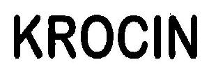 Krocin (word Mark) Device mark 2704064 Trademark