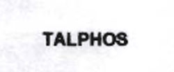 Talphos Device mark 995115 Trademark