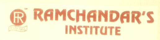 Ramchandar"s Institue (label) Device mark 1628127 Trademark