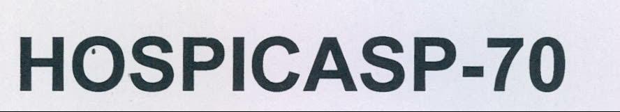 Hospicasp-70 Device mark 2184097 Trademark