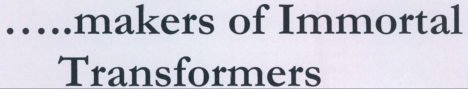 .....makers Of Immortal Transformers Device mark 2154493 Trademark