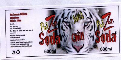 Poizon Soda Just Chill With Label Device mark 1628670 Trademark