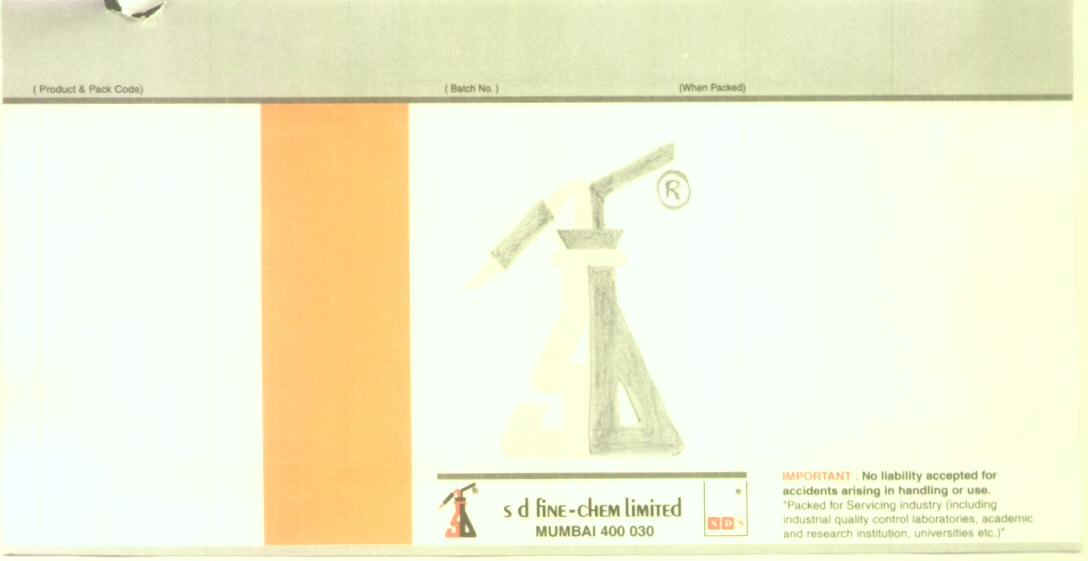 S D Fine-chem Limited (label) Device mark 1621023 Trademark