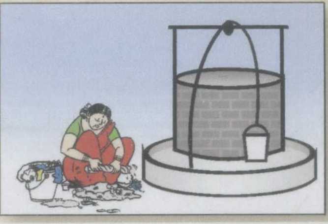 (device Of A Lady & A Well) Device mark 1405039 Trademark