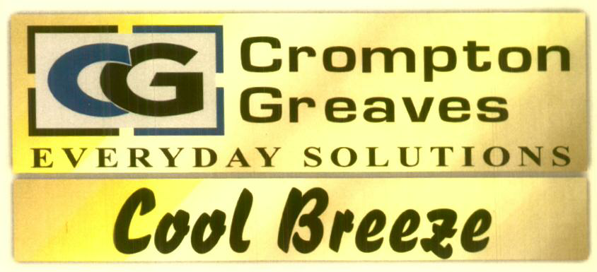 Crompton Greaves Cool Breeze (label) Device mark 1627328 Trademark