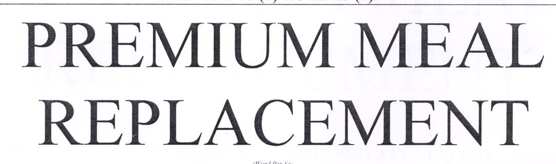 Premium Meal Replacement Device mark 2352961 Trademark