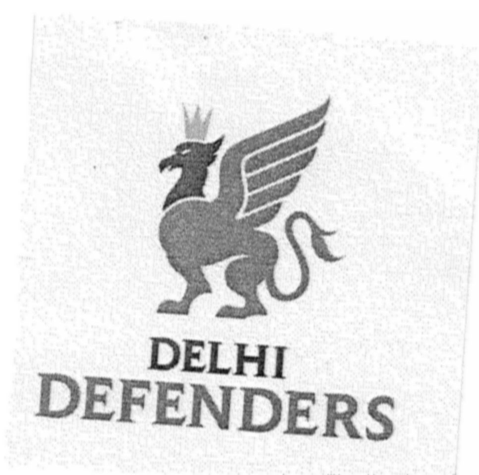 Delhi Defenders Device mark 2370534 Trademark