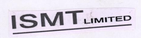 Ismt Limited Device mark 1844574 Trademark