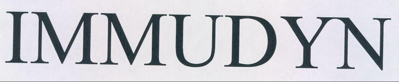 Immudyn Device mark 2156816 Trademark