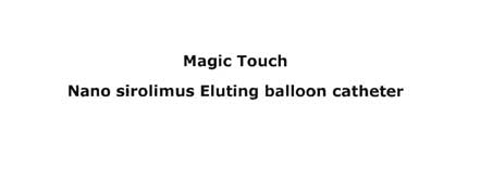 Magic Touch Nano Sirolimus Eluting Ballon Catheter Device mark 1848312 Trademark