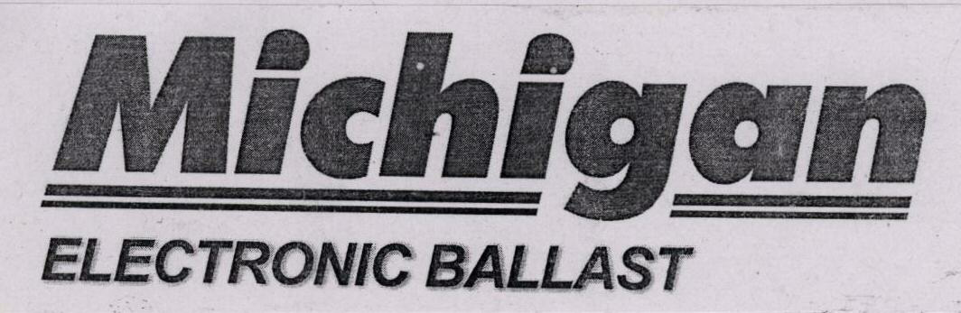 Michigan Electronic Ballast Device mark 1687809 Trademark