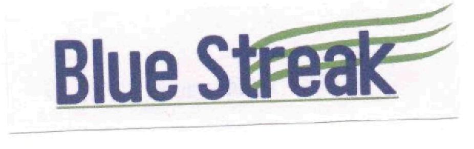 Blue Streak (label) Device mark 1723636 Trademark