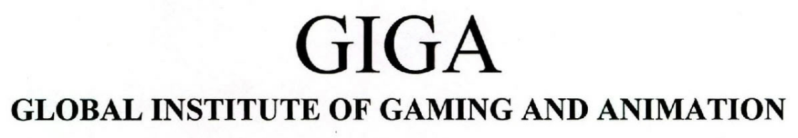 Giga Global Institute Of Gaming And Animation Device mark 1994432 Trademark