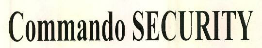 Commando Security Device mark 2671188 Trademark