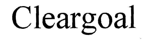 Cleargoal Device mark 1094752 Trademark